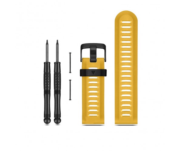 Garmin Fenix 3 Yellow Replacement Band Sport Adjustable Tools Strap Kit