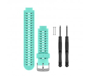 MINT GREEN+BLACK SILICONE WATCH BANDS STRAP FOR GARMIN FORERUNNER 220/620/235/630/735XT GPS WATCH