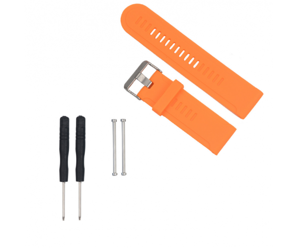 ORANGE SILICON STRAP FOR GARMIN FENIX 3/ 2/ 3HR/ QUATIX/ TACTIX/ D2 SMART WATCH ACCESSORIES WITH INSTALL TOOL