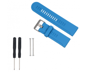 BLUE SILICON STRAP FOR GARMIN FENIX 3/ 2/ 3HR/ QUATIX/ TACTIX/ D2 SMART WATCH ACCESSORIES WITH INSTALL TOOL