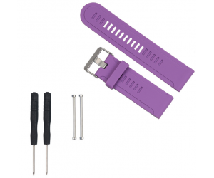  PURPLE SILICON STRAP FOR GARMIN FENIX 3/ 2/ 3HR/ QUATIX/ TACTIX/ D2 SMART WATCH ACCESSORIES WITH INSTALL TOOL