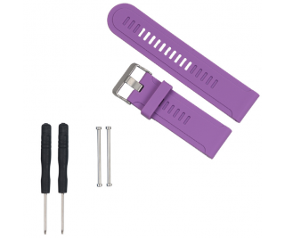  PURPLE SILICON STRAP FOR GARMIN FENIX 3/ 2/ 3HR/ QUATIX/ TACTIX/ D2 SMART WATCH ACCESSORIES WITH INSTALL TOOL