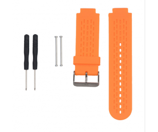 ORANGE SILICONE WATCH BANDS STRAP FOR GARMIN VIVOACTIVE /APPROACH S2/ APPROACH S4 GPS WATCH WITH PINS & TOOL