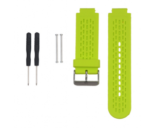 GREEN SILICONE WATCH BANDS STRAP FOR GARMIN VIVOACTIVE /APPROACH S2/ APPROACH S4 GPS WATCH WITH PINS & TOOL