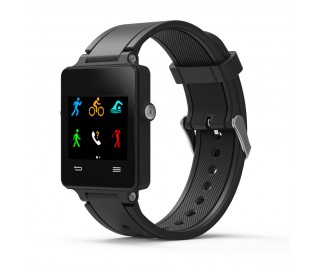 BLACK SILICONE BRACELET STRAP BAND FOR GARMIN VIVOACTIVE ACETATE