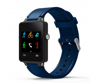 BLUE SILICONE BRACELET STRAP BAND FOR GARMIN VIVOACTIVE ACETATE