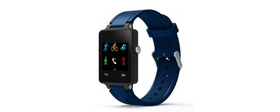 BLUE SILICONE BRACELET STRAP BAND FOR GARMIN VIVOACTIVE ACETATE