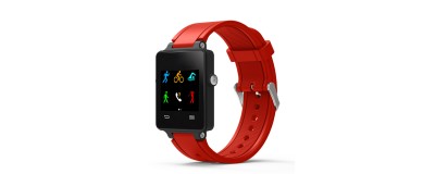 RED SILICONE BRACELET STRAP BAND FOR GARMIN VIVOACTIVE ACETATE