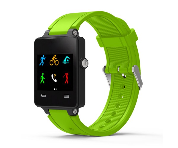 GRASS GREEN SILICONE BRACELET STRAP BAND FOR GARMIN VIVOACTIVE ACETATE