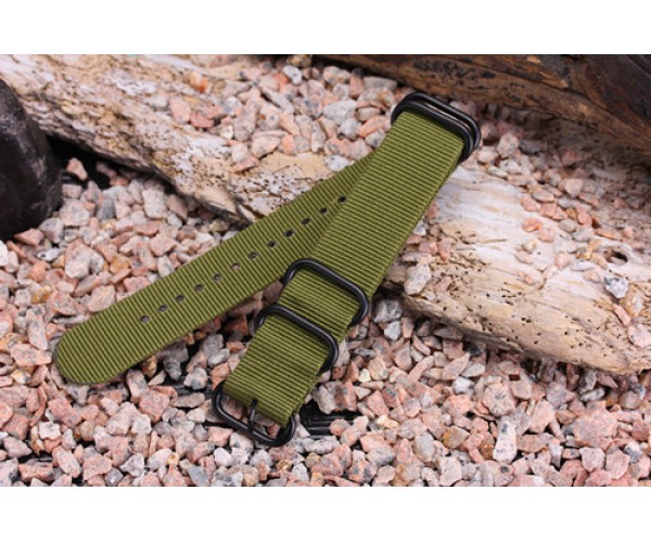 24MM Garmin FORERUNNER 920XT GREEN NYLON STRAP WATCH STRAP BAND