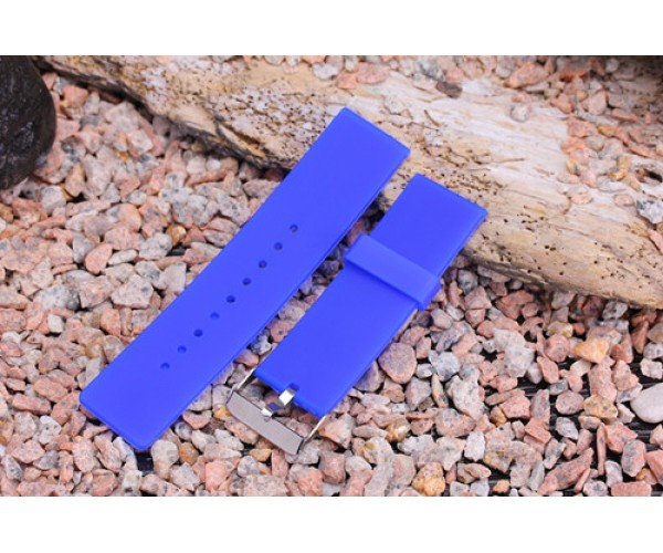 24MM Garmin FORERUNNER 920XT BLUE SILICONE STRAP WATCH BAND 