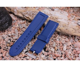 FOR Garmin FORERUNNER 920XT 24MM BLUE WATERPROOF SILICONE STRAP WATCH BAND