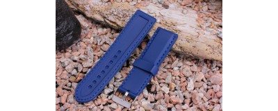 FOR Garmin FORERUNNER 920XT 24MM BLUE WATERPROOF SILICONE STRAP WATCH BAND