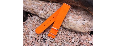 Garmin FORERUNNER 920XT 24MM ORANGE MILITARY DIVING WATCH NYLON STRAP