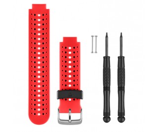 RED+BLACK SILICONE WATCH BANDS STRAP FOR GARMIN FORERUNNER 220/620/235/630/735XT GPS WATCH