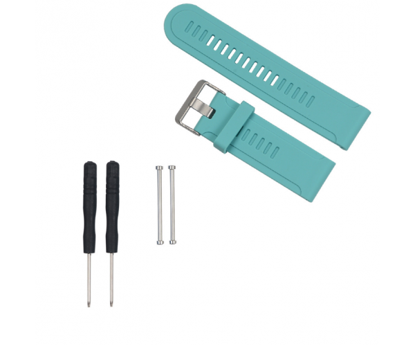 TEAL SILICON STRAP FOR GARMIN FENIX 3/ 2/ 3HR/ QUATIX/ TACTIX/ D2 SMART WATCH ACCESSORIES WITH INSTALL TOOL