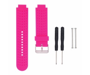 HOT PINK SILICONE WRIST BAND STRAP REPLACEMENT FOR GARMIN FORERUNNER 230 235 630 735 WATCH