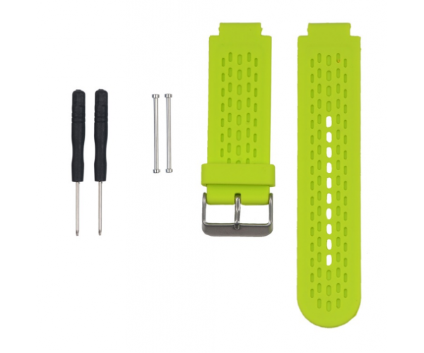 GREEN SILICONE WATCH BANDS STRAP FOR GARMIN VIVOACTIVE /APPROACH S2/ APPROACH S4 GPS WATCH WITH PINS & TOOL